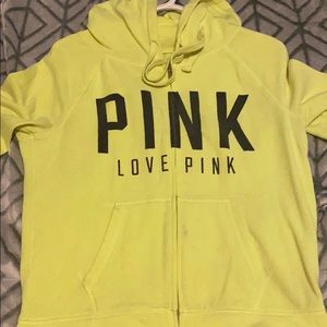 PINK zip up jacket